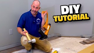 How To Install Engineered Hardwood Flooring [upl. by Stacia57]