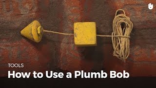 How to Use a Plumb Bob  Masonry [upl. by Enirehtacyram736]