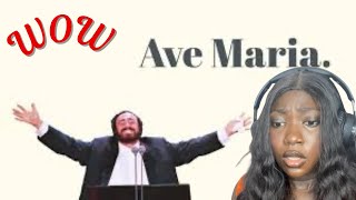 First Time Reaction to Luciano Pavarotti – Ave Maria  Breathtaking Performance [upl. by Fergus]