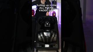 Suiting up in the Jazwares Vader suit cosplay darthvader cosplayer starwars unboxing shorts [upl. by Nobell]