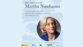 En conversa con Martha Nussbaum [upl. by Pirozzo]