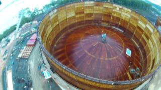 Bechtel Gladstone APLNG Tank Roof Raise [upl. by Dermott]