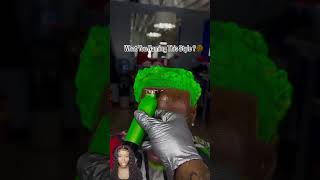 Hairdresser Reacts To Neon Loc Braids reaction braids locs hairdresser naturalhair [upl. by Ilrahs379]