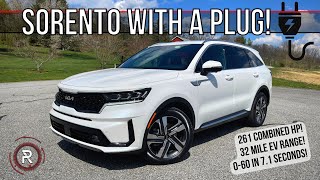 The 2022 Kia Sorento PlugIn Hybrid Is A Useful 3Row Electrified Family Hauler [upl. by Constantina]