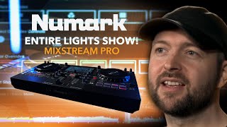 AN ENTIRE LIGHTING SHOW FROM YOUR DJ CONTROLLER – NUMARK MIXSTREAM PRO [upl. by Tierza823]