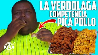 😱 LA VERDOLAGA LE GANA A 3 HOMBRES COMIENDO PICA POLLO 🍗 [upl. by Birdt853]