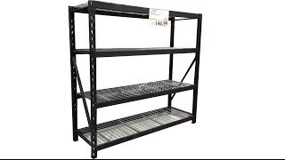 Costcos Industrial Storage Shelf Rack review [upl. by Caralie11]