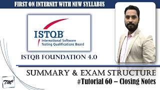 ISTQB FOUNDATION 40  Tutorial 60  Exam Details amp Tips  ISTQB Foundation Level Summary in 30 Mins [upl. by Dam163]