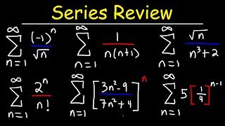 Calculus 2  Geometric Series PSeries Ratio Test Root Test Alternating Series Integral Test [upl. by Yttam472]