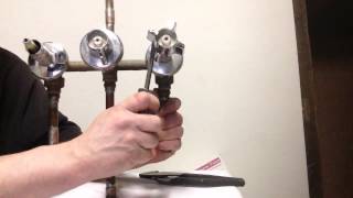 DIY bathtub faucet seat removal and repair part 1 [upl. by Clemens]