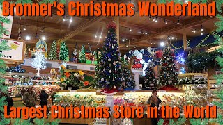 Bronners A Christmas Wonderland in Frankenmuth Michigan [upl. by Frechette]