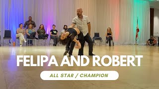 Felipa and Robert Royston All Star  Champion West Coast Swing [upl. by Einnim]