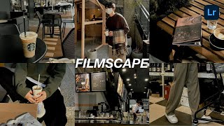 Filmscape Vivid Film Aesthetic Preset  Free Lightroom Mobile Vintage Tone Preset Free Download [upl. by Esilram]