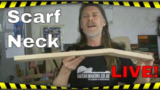 Guitar Making for Beginners How to make a scarf joint guitar neck [upl. by Audrye145]