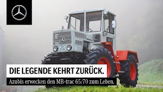 Die Legende kehrt zurück Azubis erwecken den MBtrac 6570 zum Leben [upl. by Nobe]