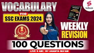 Black Book Vocabulary  Weekly Revision 100 Questions  Vocabulary Complete Revision by Ananya Maam [upl. by Yeldah]