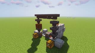 Iron Compactor and Poppy Composter for Iron Farm in 121 Java and Bedrock [upl. by Lusty243]