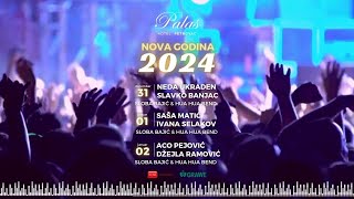 Doček nove 2024 u hotelu Palas [upl. by Wagner582]