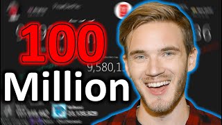 Pewdiepie HITTING 100 MILLION SUBSCRIBERS [upl. by Collen]