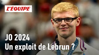 JO Paris 2024  La médaille de Félix Lebrun estelle un exploit [upl. by Bulley]