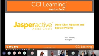 Jasperactive Adobe Create  CCI Learning Webinar Series [upl. by Bunni]