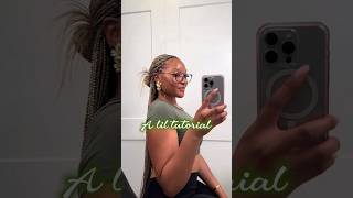 ✨ Ready for a chic bun box braids tutorial braids boxbraidstyles smallboxbraids hairstyles [upl. by Bellis]