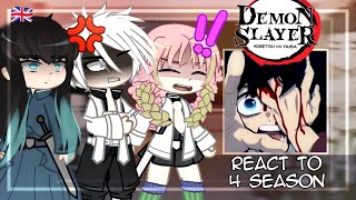 Hashiras react to Giyuu Tomioka Angst  SEASON 4  Training Arc  Demon Slayer  Gacha Club [upl. by Aicre]