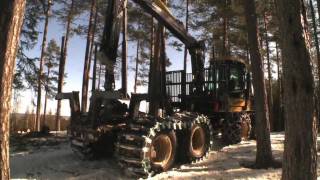 Eco Log 574C  Flexible Load Carrier Forwarders Logging Forestry Machine Swedish [upl. by Aleetha58]