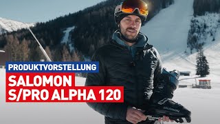 Salomon SPro Alpha – der neue AllmountainAlpinskischuh  Produktvorstellung [upl. by Neneek]