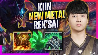 KIIN CRAZY NEW META REKSAI TOP  GEN Kiin Plays Reksai TOP vs Aatrox  Season 2024 [upl. by Aruam884]