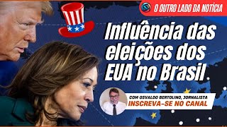 Influência das eleições dos EUA no Brasil  NOTÍCIAS COMENTADAS [upl. by Aoket]