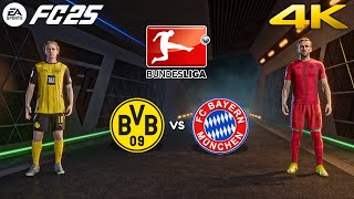 FC 25  Borussia Dortmund vs Bayern Munich  Der Klassiker  4K60HDR [upl. by Viridi]