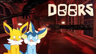 When Eeveelution Squad Plays Roblox Doors [upl. by Daeriam]