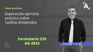 Explicación ejercicio práctico sobre casillas dividendos [upl. by Tinor]