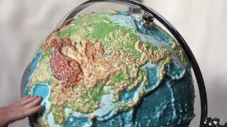 1World Globes amp Maps  Raised Relief Globe [upl. by Keene]