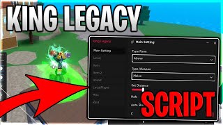 UPDATE 5 King Legacy Script Hack Auto Farm Devil Fruits Sniper Max Lvl  Roblox Pastebin 2024 [upl. by Darill]