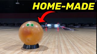 I bowled with a HOMEMADE Bowling Ball [upl. by Pascoe]