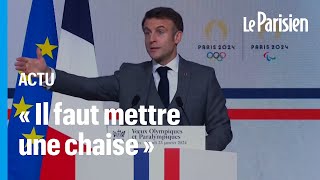 Une personne fait à nouveau un malaise lors d’un discours de Macron [upl. by Arata]