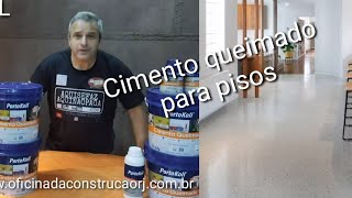 DIY PISO CIMENTO QUEIMADO AGORA FICOU FACIL BARATO  FAÃ‡A VC MESMO CIMENTO QUEIMADO SOBRE SEU PISO [upl. by Ennasus569]