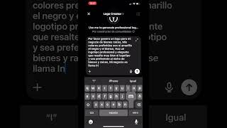 Crea logos en menos de 1 minuto fácil y sencillo ia inteligenciaartificial chatgpt viralvideo [upl. by Aiahc121]