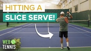 How to Hit a Slice Serve in Tennis  Tennis Serve Lesson [upl. by Tallou438]