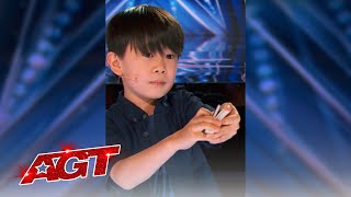 Adorable Kid Magician WOWS The Judges  Americas Got Talent 2021  Shorts [upl. by Iphigenia]