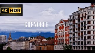 4K FRANCE Grenoble walk river amp city europe france grenoble [upl. by Lema787]