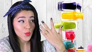 DECORA TUS UÑAS MUY PRIMAVERALES CON ESMALTE  MUSAS [upl. by Eilrebmik]