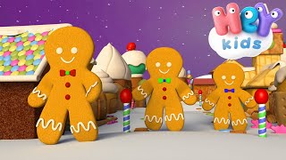 Tre Pepparkaksgubbar  Julsånger för barn  HeyKids [upl. by Charie]