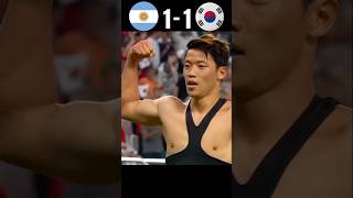 Next to World champion cup  Argentina vs SKorean YouTube goal foodballgame [upl. by Gibbie]