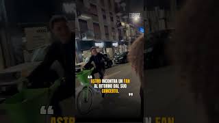 CHE COSA FARESTI SE IL TUO ARTISTA PREFERITO TI SALUTASSE MENTRE SEI IN BICI⁉️🚴‍♂️👋 digitalastro [upl. by Northway]