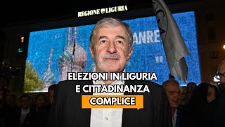 ELEZIONI in Liguria la cittadinanza sceglie ancora il peggio [upl. by Nytsrik]