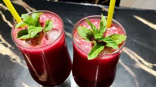 Gajar Chukandar Juice Recipe  Chukandar Ka Juice  Carrot Beetroot Juice For Skin Whitening [upl. by Nayt]