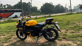 Suzuki Gsxr 150 bike  Yellow GSX R150  Abs Dual Channel gsxr 2024 reviews [upl. by Brill]